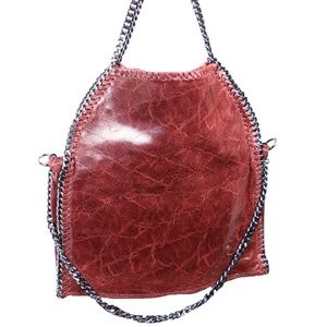 World Chic - Tote Marble Leather Chain Bag - Italy